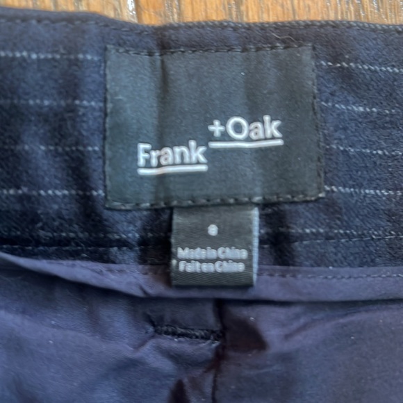Frank & Oak Navy Blue Dress Pants (part of a set) - Picture 3 of 5